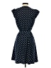 Maison Jules 100% Polyester Polka Dots Blue Casual Dress Size XS - photo 2