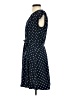 Maison Jules 100% Polyester Polka Dots Blue Casual Dress Size XS - photo 5