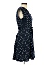 Maison Jules 100% Polyester Polka Dots Blue Casual Dress Size XS - photo 4