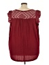 Torrid Burgundy Sleeveless Blouse Size 4X Plus (4) - photo 2