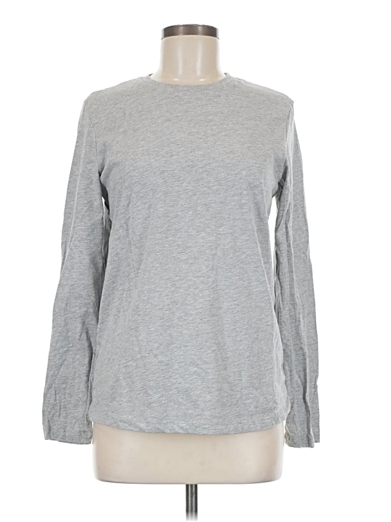 Pre-owned Bella+canvas Long Sleeve T-shirt In Gray