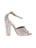 Giuseppe Zanotti 100% Leather Silver Sandals Size EU 38 1/2 - photo 1