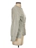 NSF 100% Cotton Gray Long Sleeve Top Size S - photo 4