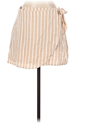 Madewell Lightestspun Cover-Up Wrap Skirt in Stripe (view 1)