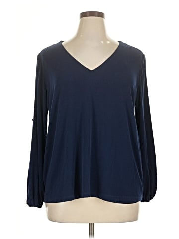 Carmen Carmen Marc Valvo Long Sleeve Blouse (view 1)