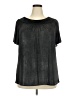 Style&Co Black Short Sleeve Blouse Size 3X (estimated) - photo 1