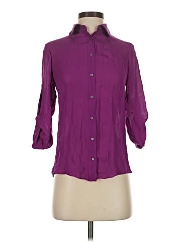 Jay Godfrey 3/4 Sleeve Silk Top (view 1)