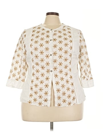 Jh Collectibles 3/4 Sleeve Blouse (view 1)