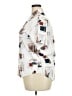 Assorted Brands Print Ivory Short Sleeve Blouse Size 3X (estimated) - photo 5
