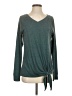 Halife Teal Long Sleeve Top Size S - photo 1