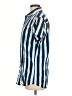 Jack & Jones Stripes Blue Short Sleeve Button-Down Shirt Size M - photo 5