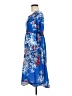 Bisette Print Blue Casual Dress Size M - photo 5