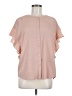 Vero Moda 100% Polyester Pink Short Sleeve Blouse Size M - photo 1