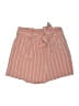 Forever 21 Stripes Pink Shorts Size M - photo 1