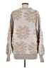 Davi & Dani Floral Ivory Pullover Sweater Size M - photo 2