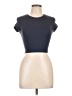 Unbranded Blue Short Sleeve Turtleneck Size L (estimated) - photo 1