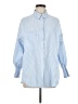 Unbranded Stripes Blue 3/4 Sleeve Blouse Size M - photo 1