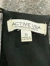 Active USA 100% Polyester Black Sleeveless Blouse Size S - photo 7