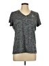 Under Armour 100% Polyester Tweed Gray Active T-Shirt Size L - photo 1