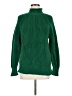 J.Crew 100% Cotton Solid Green Turtleneck Sweater Size M - photo 1