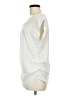 Janet Chung 100% Polyester Ivory Short Sleeve Blouse Size M - photo 5