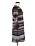 J. Rose Stripes Gray Casual Dress Size 8 (petite) - photo 4