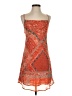 Lulus 100% Polyester Paisley Orange Cocktail Dress Size S - photo 1