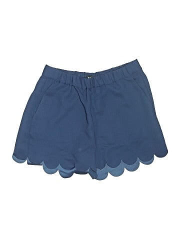 Madewell Scallop-Hem Pull-On Shorts (view 1)