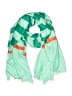 Banana Republic Checkered-gingham Teal Green Scarf One size - photo 1