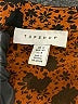 Topshop Animal Print Brown Long Sleeve Blouse Size 8 - photo 7