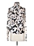 CAbi Floral Silver Long Sleeve Blouse Size XS - photo 1