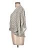 Cotton Bleu 100% Rayon Silver Kimono Size L - photo 5