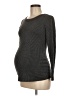 Hello Miz Gray Long Sleeve Top Size Med Maternity - photo 1
