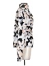 CAbi Floral Silver Long Sleeve Blouse Size XS - photo 4