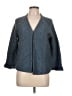Wrap 100% Cotton Blue Cardigan Size 12 - photo 1