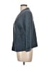 Wrap 100% Cotton Blue Cardigan Size 12 - photo 5
