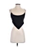 Glassons 100% Viscose Black Bodysuit Size 10 - photo 1