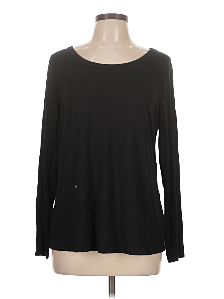 Pre-owned 24/7 Maurices Long Sleeve T-shirt In Black