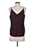 Express Outlet 100% Polyester Burgundy Sleeveless Top Size S - photo 2
