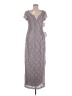 Connected Apparel Gray Casual Dress Size 6 - photo 1
