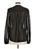 Ann Taylor Polka Dots Black Long Sleeve Blouse Size M - photo 2