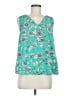 A New Day Teal Sleeveless Blouse Size M - photo 1