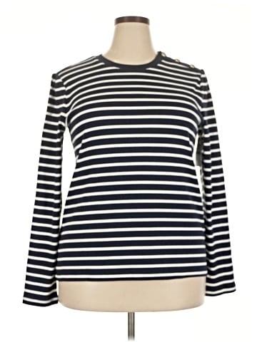 Caslon Long Sleeve Top (view 1)