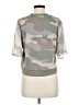 DKNY 100% Polyester Camo Green 3/4 Sleeve Blouse Size M - photo 2