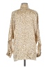 Escada Animal Print Aztec Or Tribal Print Gold Long Sleeve Blouse Size EU 40 / US 10 - photo 2