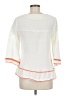 Lememe 100% Cotton White 3/4 Sleeve Blouse Size M - photo 2