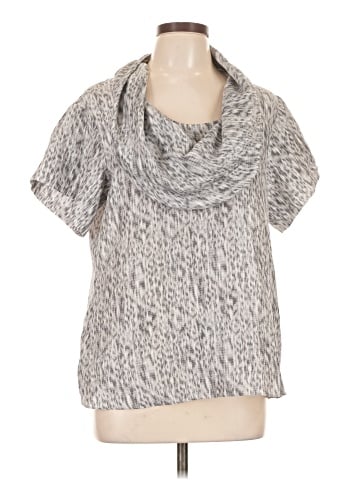 BOSS by HUGO BOSS Short Sleeve Silk Top (view 1)