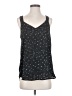 Ann Taylor LOFT 100% Polyester Stars Black Sleeveless Blouse Size S - photo 1