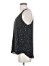 Ann Taylor LOFT 100% Polyester Stars Black Sleeveless Blouse Size S - photo 5