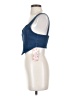 Shein Blue Sleeveless Top Size 2 - photo 5